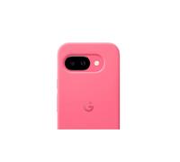 Google Funda Pixel 9a - Silicona Duradera y Resistente a Las Manchas - Funda para teléfono Android - Rosa peonía