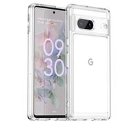 Google Pixel 7 Carcasa blanda de silicona Esquinas reforzadas transparente