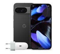 Google Pixel 9 con Cargador USB-C de 45 W - Smartphone Android Desbloqueado con Gemini, cámara Avanzada, batería con una autonomía de 24 Horas y Pantalla Actua de 6,3" - Obsidiana, 128GB