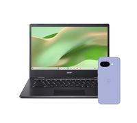 Google Pixel 9a - Smartphone Android Libre con cámara con IA, batería para Todo el día y potentes Funciones de Seguridad - Lila, 256GB + Acer Chromebook 314