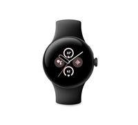 Google Pixel Watch 2 con monitor de frecuencia cardíaca Fitbit, gestión del estrés y seguridad, reloj inteligente Android, carcasa de aluminio negro mate, obsidiana, WiFi (renovado)