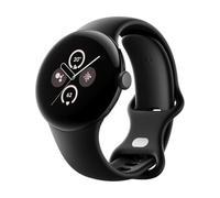 Google Pixel Watch 2 - Lo Mejor de Google y Fitbit - Monitor de frecuencia cardíaca, gestión del estrés, Funciones de Seguridad - Android - Carcasa de Aluminio en Negro Mate - Brazalete Deportivo en