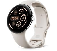 Google Pixel Watch 3 - Caja de 45 mm - Plata pulida - Correa de porcelana - Bluetooth nuevo