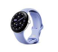 Google Pixel Watch 4 (41 mm) - Smartwatch Android con Seguimiento de la el Estado físico, y la Ayuda de Gemini - Caja de Aluminio en Color Plata Pulida - Correa Deportiva Lila - Wi-Fi