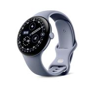 Google Pixel Watch 4 (45 mm) - Smartwatch Android con Seguimiento de la Estado físico y Ayuda de Gemini - Caja de Aluminio en Color Piedra Lunar Satinada - Correa Deportiva en Piedra Lunar - Wi-Fi