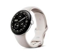 Google Pixel Watch 4 (45 mm) - Smartwatch Android con Seguimiento de la Salud y el Estado físico y Ayuda de Gemini - Caja de Aluminio en Color Plata Pulida - Correa Deportiva en Porcelana - Wi-Fi
