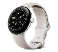 Google Pixel Watch 4 4G LTE GPS NFC 41mm AMOLED Plata Correa Beige S/L IP68 SpO2 Pulsómetro