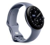 Google Pixel Watch 4 (45 mm) - Smartwatch Android con Seguimiento de la Estado físico y Ayuda de Gemini - Caja de Aluminio en Color Piedra Lunar Satinada - Correa Deportiva en Piedra Lunar - Wi-Fi