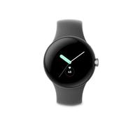 Google Pixel Watch 4G LTE Bluetooth NFC GPS 41mm AMOLED Plata Correa Carbón S/L 5ATM SpO2