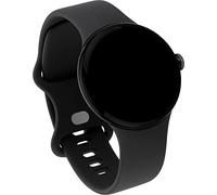Google Pixel Watch - Reloj Inteligente Android con Seguimiento y análisis de Actividad, Caja de Acero Inoxidable Negro Mate con Correa Deportiva Negra volcánica, LTE
