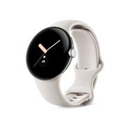 Google Reloj Inteligente, Plateado con Correa de Tiza, Talla única