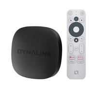 Google TV Box 4K Smart Android Box Compatible con Google TV y Netflix 4K Certificado, Streaming Media Player Soporta Dolby Audio, HDR10+, Asistente de Voz, Chromecast, Dualband-WiFi BT5.0, 2GB+16GB