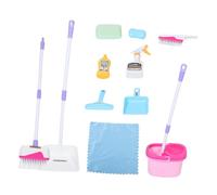 GOOHOCHY 1 Juego Juguetes de Limpieza para Kit de Simulación de Limpieza con Escoba y Recogedor Herramientas de Juego de rol para Desarrollo Infantil y de Habilidades Diseño