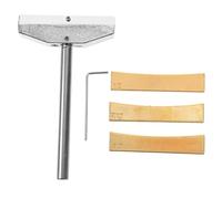 GOOHOCHY 1 Juego Kit De Instalación De Trastes Kit De Accesorios De Guitarra Accesorios Para Guitarra Acustica Borradores De Trastes Para Guitarra Inserciones Envoltura De Traste Aleación