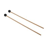 GOOHOCHY 1 Par de Mazas de Hilo Suave para Xilófono y Glockenspiel Baquetas de Percusión con Mango de Plástico Resistente Accesorio Portátil para Marimba y Educación Musical