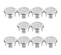 GOOHOCHY 10 Piezas Anillos de Desbordamiento para Lavabo Cubierta de Rejilla Plástica Duradera Embellecedor Práctico para Baño y Cocina