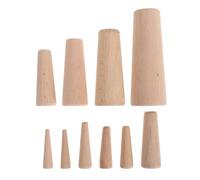 GOOHOCHY 10 Piezas Tapones Cónicos para Embarcaciones, Tapones para Kayak de Madera, Madera, Cónicos, de Emergencia, para Embarcaciones Marinas, para Detener Fugas y Drenaje a Través