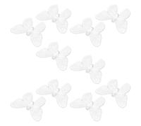 GOOHOCHY 100 Piezas Luces Solares Decorativas Mariposa, Adorno para Luces Solares de Jardín, Plástico, para Camino y Césped, Resistente Intemperie, bajo Mantenimiento