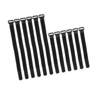 GOOHOCHY 12 Piezas Correas de Nylon Ajustables para Bicicleta de Montaña Resistentes para Sujetar Ruedas y Asegurar Portabicicletas Transporte