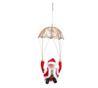 GOOHOCHY 1pieza Juguete Eléctrico De Santa Claus Paracaídas Decoración Navideña Interactiva Creativo para Fiesta De Navidad Alegre y Divertida