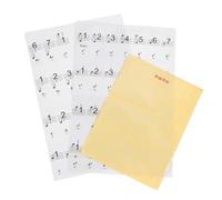 GOOHOCHY 1pieza Pegatinas De Teclado De Piano Autoadhesivas Para Aprendizaje Musical Etiquetas De De Teclas Diseño y De Usar Para Principiantes Piano y Órgano Electrónico