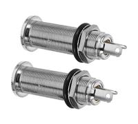 GOOHOCHY 2 Conectores de Salida para Guitarra Cilíndricos Mecanismo de Bloqueo Ajustado para Conexión Segura en Instrumentos Musicales Electrónicos