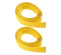 GOOHOCHY 2 Piezas Cinturones de Artes Marciales Amarillos para Taekwondo y Karate Cinturón de Entrenamiento Resistente y Cómodo para Hombres y Mujeres Competiciones y Clases de Boxeo