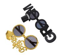 GOOHOCHY 2 Piezas Gafas de Sol para Boda de Plástico Estilo Elegante y Función Conveniente para Mejorar la Atmósfera en Bodas y Despedidas de Soltera