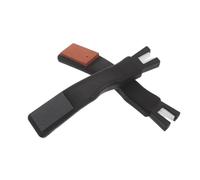 GOOHOCHY 2 Piezas Herramienta para Afilar Cuchillas de Patines de Hielo 2 Piezas Piedra Doble Cara para Hockey y Patinaje Artístico, Piedra Desbarbadora Portátil para Mantenimiento Exterior