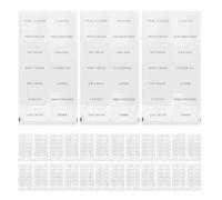 GOOHOCHY 20 Hojas de Etiquetas Autoadhesivas para Botellas de Champú y Baño, Material Pvc Resistente, Evita Confusiones y Es Adecuado para Viajes y Uso Baño