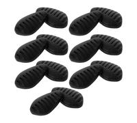 GOOHOCHY 20 Pares Almohadillas Nasales de Silicona Antideslizantes para Gafas, Repuestos Triangulares 0,5x0,3 Pulgadas Negro para Reparación y Uso Cómodo en Gafas de Sol y Graduadas