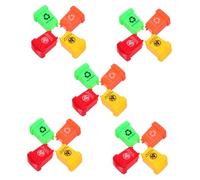 GOOHOCHY 20 Piezas Miniature Trash Can Mini Plastic Waste Bins For Educational Sorting Toys For Dollhouse Play and Environmental Learning