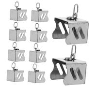 GOOHOCHY 20 Piezas Tapas Finales para Barra de Cortina de Acero Inoxidable para Sellado de Riel de Cortina Accesorios Decorativos para Cortineros Hogar y Oficina
