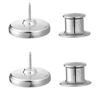 GOOHOCHY 2pares Cinta Magnética para Cortinas Sujetadores De Cortinas Desmontables Clips Decorativos para Hogar De Abrazaderas Magnéticas Diseño Chic y Funcional para Ventanas y Puertas