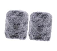 GOOHOCHY 2piezas Cubierta De Micrófono De Piel De Fieltro Protección Antiviento y Antipop Para Micrófonos y Funda Lavable y Reutilizable Para Grabaciones Estudio Aire