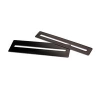 GOOHOCHY 2piezas De Diapasón Para Guitarra Herramienta De Luthier De Flexibles Para Trabajos De Trastes Color Negro