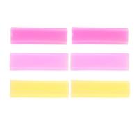 GOOHOCHY 3 Pares de Fundas de Silicona Protección para Manicura para Tijeras de Cutículas Material Resistente y Diseño Seguro para, Colores Variados