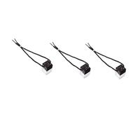 GOOHOCHY 3 Piezas Botellas de Perfume Colgantes para Coche de Frascos de Vidrio Huecos Rellenables Decoración Portátil para Coche y Hogar Difusores de Reutilizables