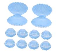GOOHOCHY 30piezas Cajas De Dulces Diseño De Concha Contenedores Para Joyería y Recuerdos Para Bodas y Fiestas