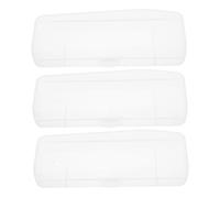 GOOHOCHY 3piezas Caja De Almacenamiento para Portacuchillos Transparente De Plástico Unidades para Viajes y Hoteles Organizador De Aseo para Maquinillas De Afeitar