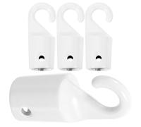 GOOHOCHY 4 Piezas Gancho para Varita de Persiana Vertical Mini, Repuestos para Estores, Gancho de Punta Color Claro, Accesorio para Varilla Ciega en Hogar y Cocina