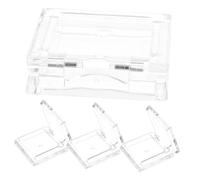 GOOHOCHY 4 Piezas Paleta de Sombras Vacía Contenedores de Cosméticos para Maquillaje Caja de Maquillaje Reutilizable para Labios y Ojos Diseño Compacto y Ligero