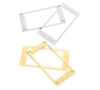 GOOHOCHY 4 Piezas Pickup Metal Frames Thick Electric Guitar Protective Mounting Rings Fit Repair Accessories