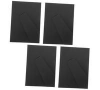 GOOHOCHY 4 Piezas Soporte de Respaldo para Marco de Fotos Negro con Diseño de Caballete Tablero de Respaldo para Exhibición Mesa para Mostrar Recuerdos Posiciones y