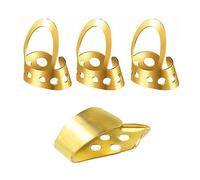 GOOHOCHY 4piezas Selección Púa Pulgar Anillo De Índice Ajustable Púa Dedo Guitarra Accesorios De Guitarra Para Tocar La