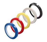 GOOHOCHY 5 piezas Cinta Adhesiva para Violín y Violonchelo Juego PVC Duradero Pegatinas Guía de Dedos Colores Vibrantes para Principiantes Fácil Aplicación Daños Ayuda Ubicar Notas con