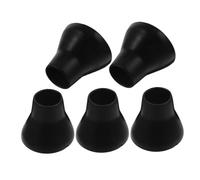 GOOHOCHY 5 Piezas Recogepelotas de Golf Unidades Herramienta de Goma Flexible para Recoger Bolas Accesorio Profesional para Entrenamiento y Torneos Negro Resistente y Portátil