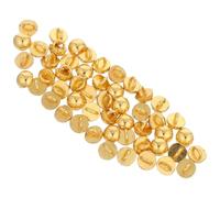 GOOHOCHY 50 Mini Botones Metálicos de Aleación de Zinc Forma de Hongo Dorados para Manualidades Diy, Fáciles de Usar y Perfectos para Ropa de Muñecas y Mini Blazer