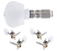 GOOHOCHY 5piezas Clavijas de Afinación para Banjo con Casquillos Cabezas de Máquina Metálicas Duraderas para Reemplazo de Cuerdas Kit de Clavijero Resistente y Preciso para Banjo