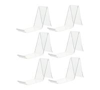 GOOHOCHY 6 Piezas Exhibidor de Zapatos Acrílico Transparente Soporte de Exhibición para Zapatillas y Sandalias para Tiendas y Centros Comerciales